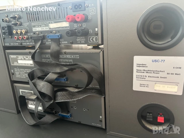 DENON D-77, снимка 11 - Ресийвъри, усилватели, смесителни пултове - 50805045