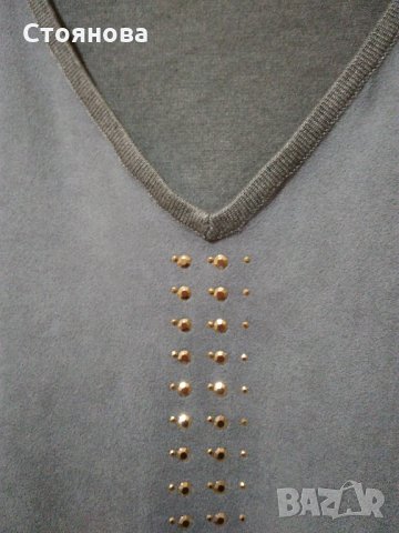 Блузи-дълъг ръкав плюш кадифе, снимка 2 - Блузи с дълъг ръкав и пуловери - 27149917