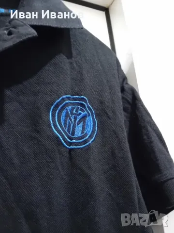 Оригинална фланелка с яка на Интер, снимка 6 - Футбол - 49323999