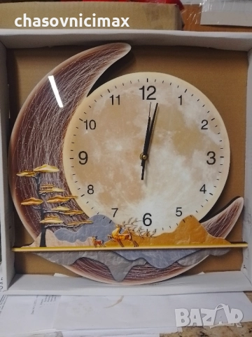 Стенен часовник-луна43