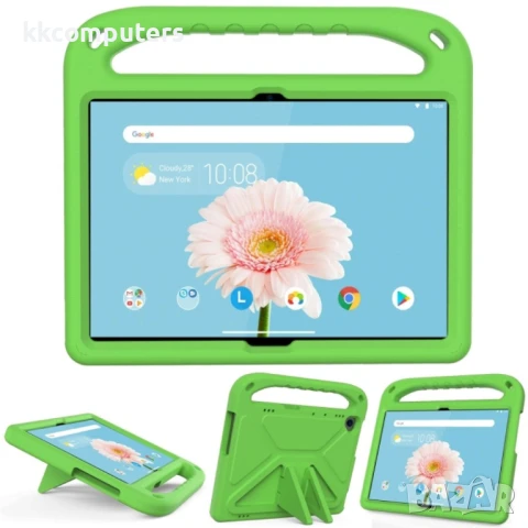 Lenovo Tab M10 TB-X505F & TB-X605F / P10 TB-X705F EVA Удароустойчив Калъф с Удобна Дръжка и Стойка +, снимка 3 - Калъфи, кейсове - 51129274