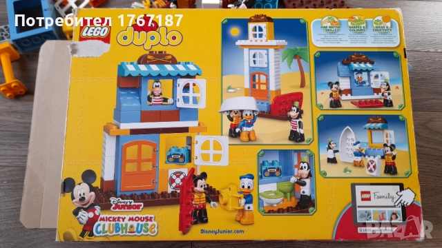Лего Дупло Мики Маус Lego Duplo конструктор 48 части като НОВ, снимка 5 - Конструктори - 52964403
