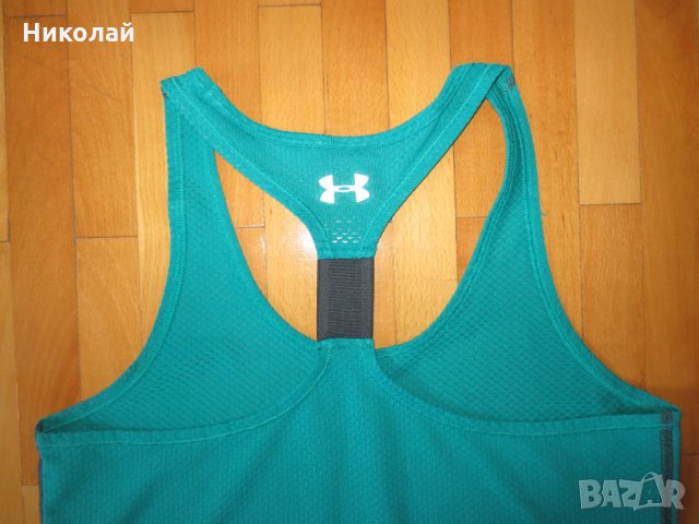 under armour Fly-By Stretch running top, снимка 9 - Потници - 26522141