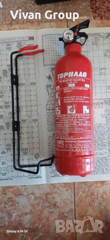 Пожарогасител Торнадо 1 кг, снимка 3 - Аксесоари и консумативи - 52273603