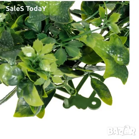 Декоративен бръшлян, Плочка с изкуствена трева, 50*50см, снимка 3 - Декорация за дома - 49661840