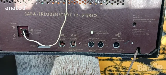 Лампово радио Saba freudenstadt 12-stereo, снимка 9 - Радиокасетофони, транзистори - 48833382