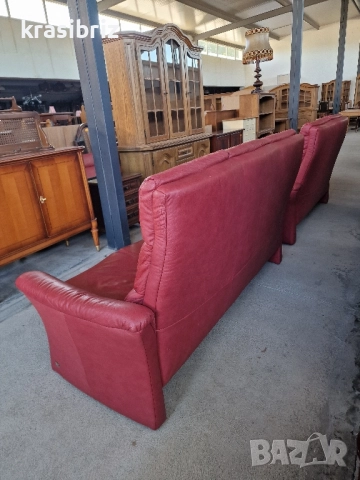 К-т Дивани Естествена Кожа 2-ка и 3-ка-внос от Германия!, снимка 7 - Дивани и мека мебел - 51766636