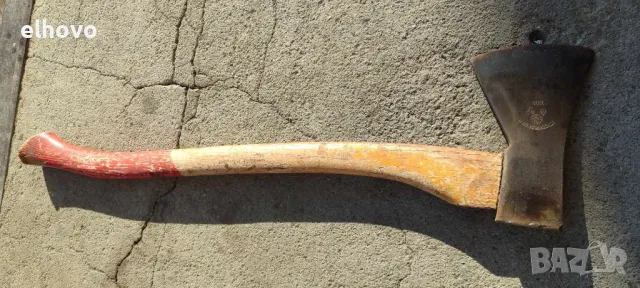 Стара брадва с дълга дръжка Ochsenkopf#1, снимка 4 - Антикварни и старинни предмети - 47851052