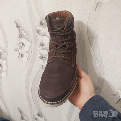 Napapijri  боти от набук номер 43, снимка 3 - Мъжки боти - 48634449