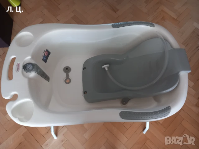 Вана със стойка, термометър, подложка Chipolino, снимка 3 - За банята - 50764790