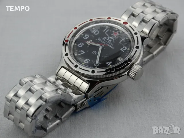 ВОСТОК АМФИБИЯ АВТОМАТИЧЕН- "ТАНК" ref: 420306, снимка 2 - Мъжки - 43312647