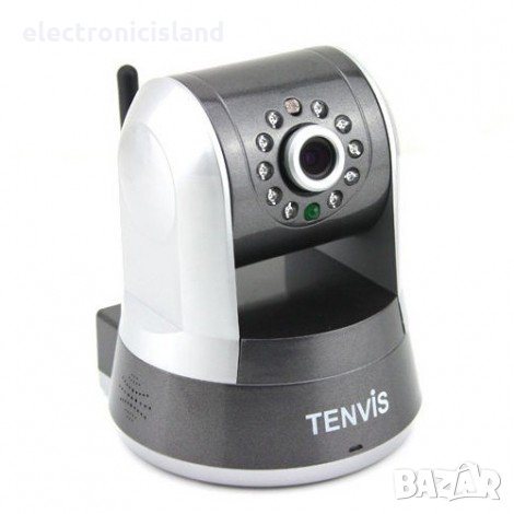 Качествена IP камера бебефон Tenvis IP ROBOT 3, PTZ, 720P, 3.6мм обектив, WLAN, H.264, IR осветяване, снимка 4 - IP камери - 34713144