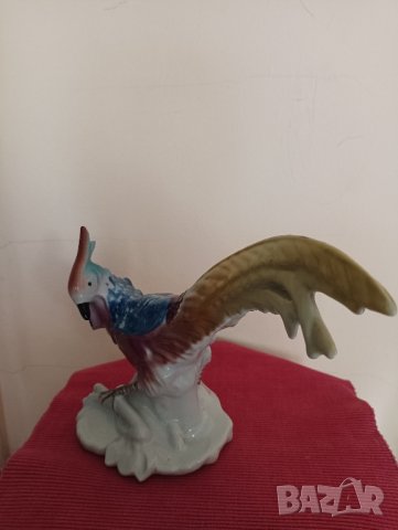 Винтидж порцеланов папагал Изида, България. , снимка 2 - Колекции - 44061892