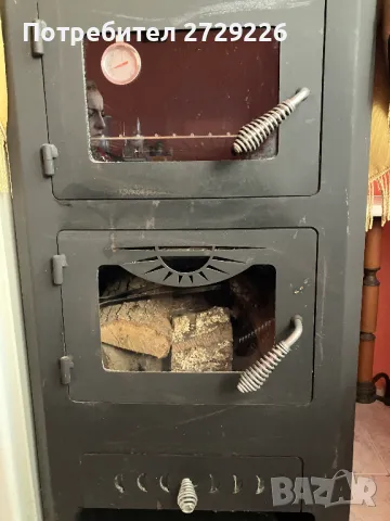 Печка на дърва с фурна Елдом, снимка 3 - Отоплителни печки - 48005096
