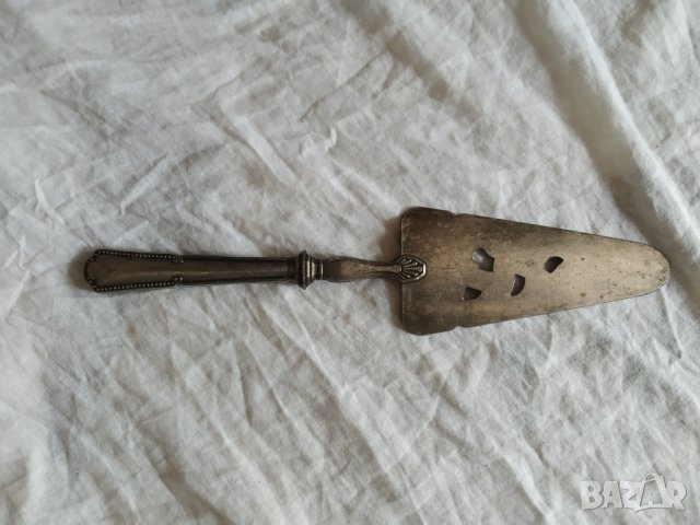 посребрена лопатка за сервиране, снимка 4 - Антикварни и старинни предмети - 34973645