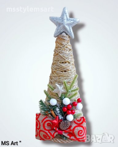 Декоративна Коледна елха " Коледна декорация", снимка 6 - Декорация за дома - 38753890