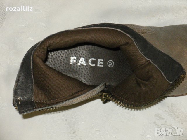 FACE нови боти естествена кожа 38, снимка 5 - Дамски боти - 27011091