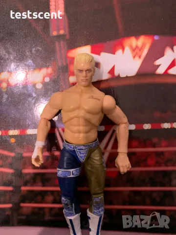 Екшън фигура AEW Cody Rhodes The American Nightmare Коуди Роудс Jazwares WWE figure играчка BlueGold, снимка 2 - Колекции - 48545734