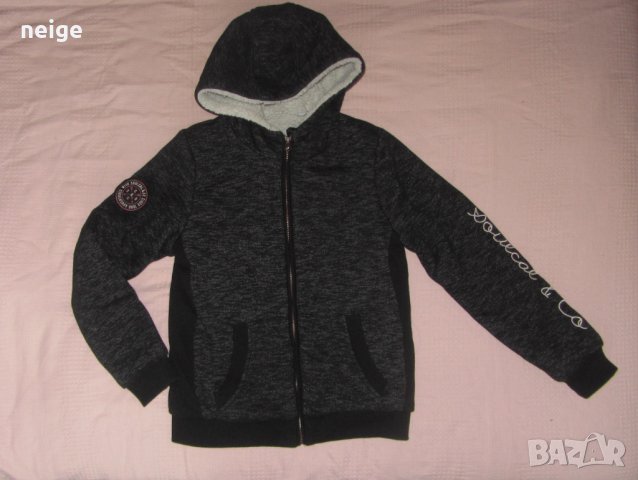 Soulcal&Co топъл ватиран суитшърт като нов (11-12 г)