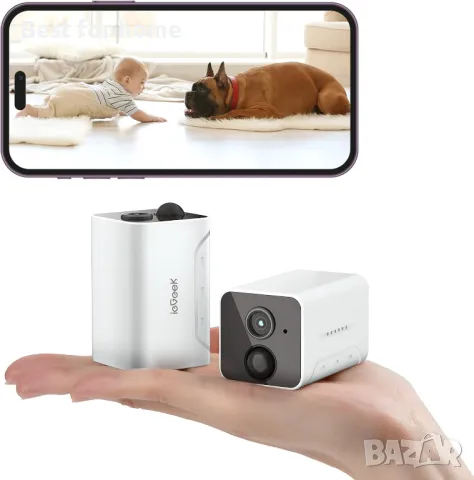 ieGeek ZS-GX7S Акумулаторна WiFi камера висок клас, снимка 8 - Комплекти за видеонаблюдение - 48351270