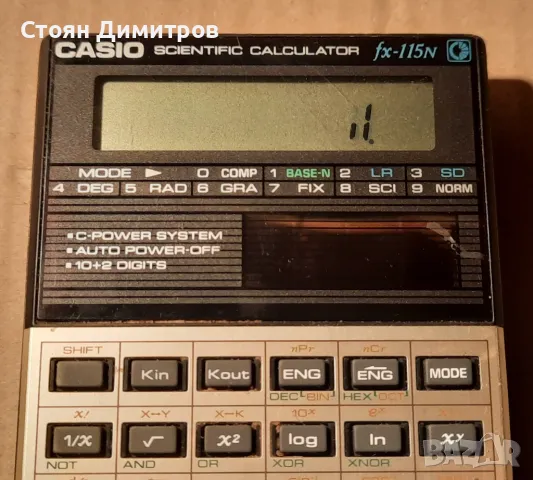 Калкулатор Casio fx-115n, снимка 2 - Друга електроника - 48526080
