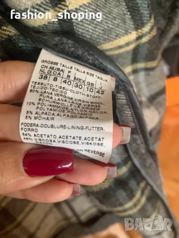 Късо пaлто Weekend Max Mara, размер I42(M), снимка 7 - Палта, манта - 47849954