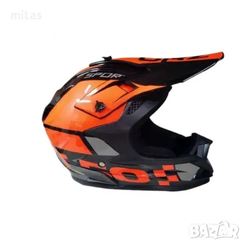 Кросова каска ORZ, Full Face, DOT, Size: M; L; XL - Вело, Мото, Скутер, снимка 8 - Аксесоари за велосипеди - 48045183