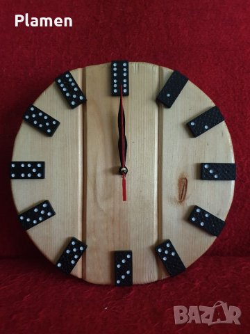 Стенен часовник от ланперия ръчна изработка, снимка 12 - Други стоки за дома - 39907696