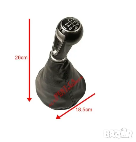 Топка за скоростен лост с маншон подходящ за Seat Ibiza Mk4 6J/6P (2008-2017) 5 и 6 скорости, снимка 9 - Аксесоари и консумативи - 49095491