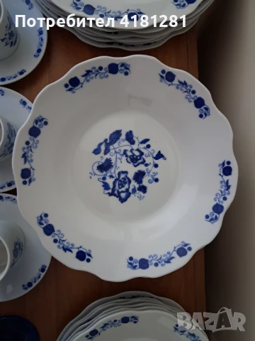 Италиански порцеланов винтидж сервиз 42 части НОВ , снимка 6 - Сервизи - 50634227