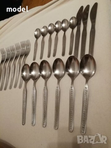 Руски вилици, лъжици, ножове неръждаема стомана , снимка 3 - Прибори за хранене, готвене и сервиране - 38541158