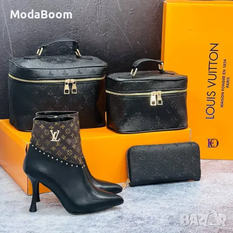Louis Vuitton дамски комплекти, снимка 6 - Дамски боти - 48125234