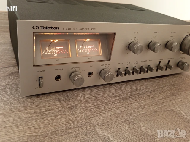 Стерео усилвател Teleton A660, снимка 3 - Ресийвъри, усилватели, смесителни пултове - 51265822