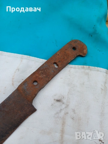 Стар кован нож, снимка 5 - Ножове - 53402533