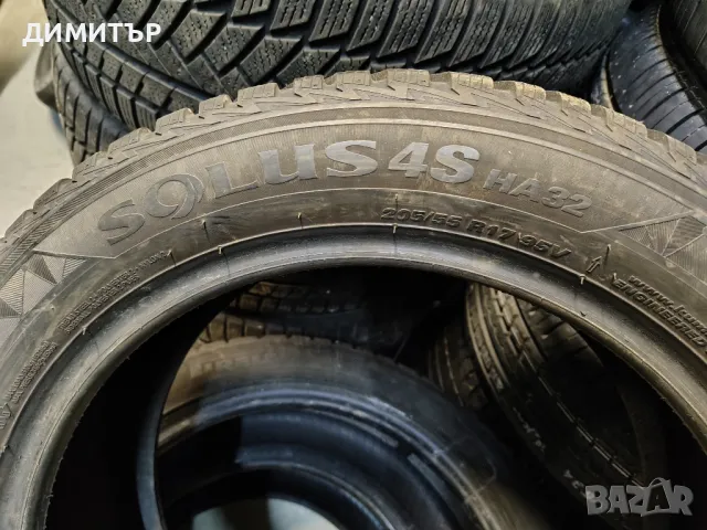 2бр.всесезонни гуми KUMHO 205/55/17 95V DOT 2822, снимка 5 - Гуми и джанти - 49405665