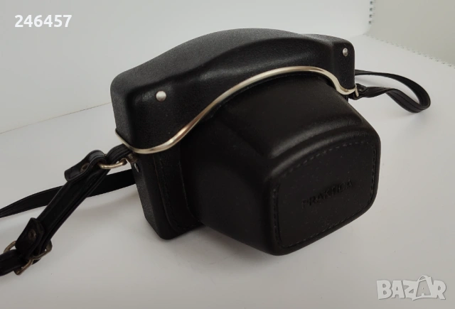 Филмов фотоапарат Praktica LB2 с обектив Domiplan Meyer-Optik 50mm f2.8 и калъф , снимка 5 - Фотоапарати - 53480143