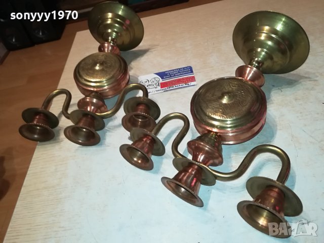 ДВА СВЕЩНИКА ОТ ФРАНЦИЯ 0801240852, снимка 14 - Антикварни и старинни предмети - 43706925