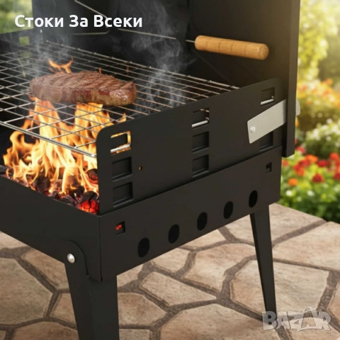 Сгъваема градинска скара за къмпинг и пикник, снимка 2 - Барбекюта - 53002370