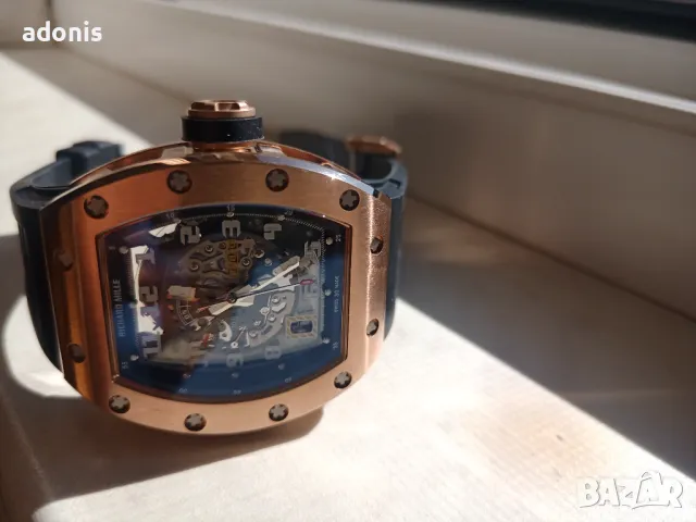 Richard mille RM 030 automatic mechanical watch gold Ричард Майли автоматичен механичен часовник , снимка 15 - Други - 48989617