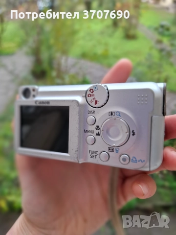 Компактен дигитален фотоапарат Canon PowerShot A460 , снимка 2 - Фотоапарати - 52475444