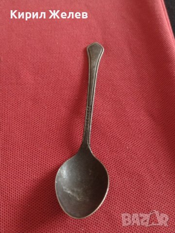 Стара дебело посребрена лъжичка за кафе чай MADE IN USSR за КОЛЕКЦИОНЕРИ 35282, снимка 4 - Други ценни предмети - 43862473