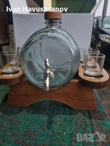 Сервиз включващ буренце за ракия и чаши , снимка 3 - Сервизи - 52337368