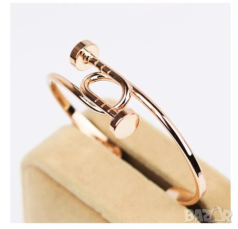 2 пирона пирони пирон златиста сребриста отворена твърда гривна 