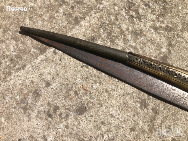 старинна бойна НАВАХА /NAVAJA/ - XVII - XVIII век - ОРИГИНАЛ, снимка 2 - Ножове - 51286048