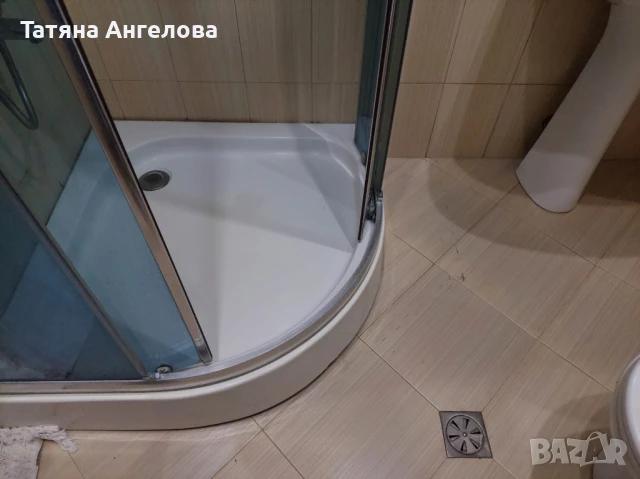 Здрави и запазени душ кабина 90/90 см 6 мм стъкло и корито, умивалник с ботуш, снимка 9 - Други - 50536884