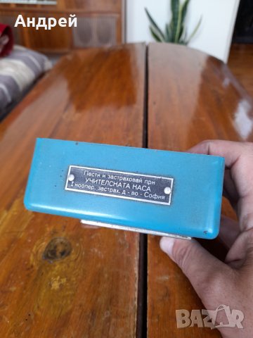 Стар настолен часовник касичка,Учителска каса, снимка 3 - Антикварни и старинни предмети - 32535797