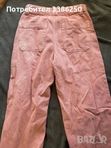 Розови дънки на Bershka, снимка 3 - Дънки - 51669694