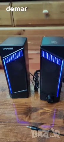 Компютърни високоговорители EnjoyNest, RGB високоговорители, USB захранване, 3,5 mm Aux, снимка 11 - Други - 49283281