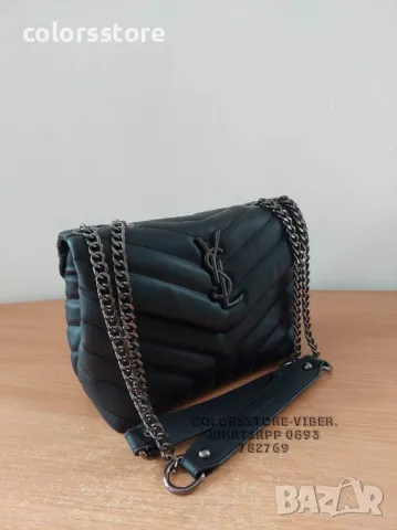Черна чанта YSL-SG46U, снимка 4 - Чанти - 47405340