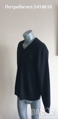 POLO Ralph Lauren V - Neck Sweather Wool /Merino Mens Size XL НОВО! ОРИГИНАЛ! Мъжки Пуловер!, снимка 4 - Пуловери - 43944038